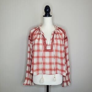 Free People Honey Grove Blouse Small